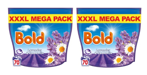 Bold Lavender And Camomile Laundry Pods 140 Washes ( 70 Washes x 2 )
